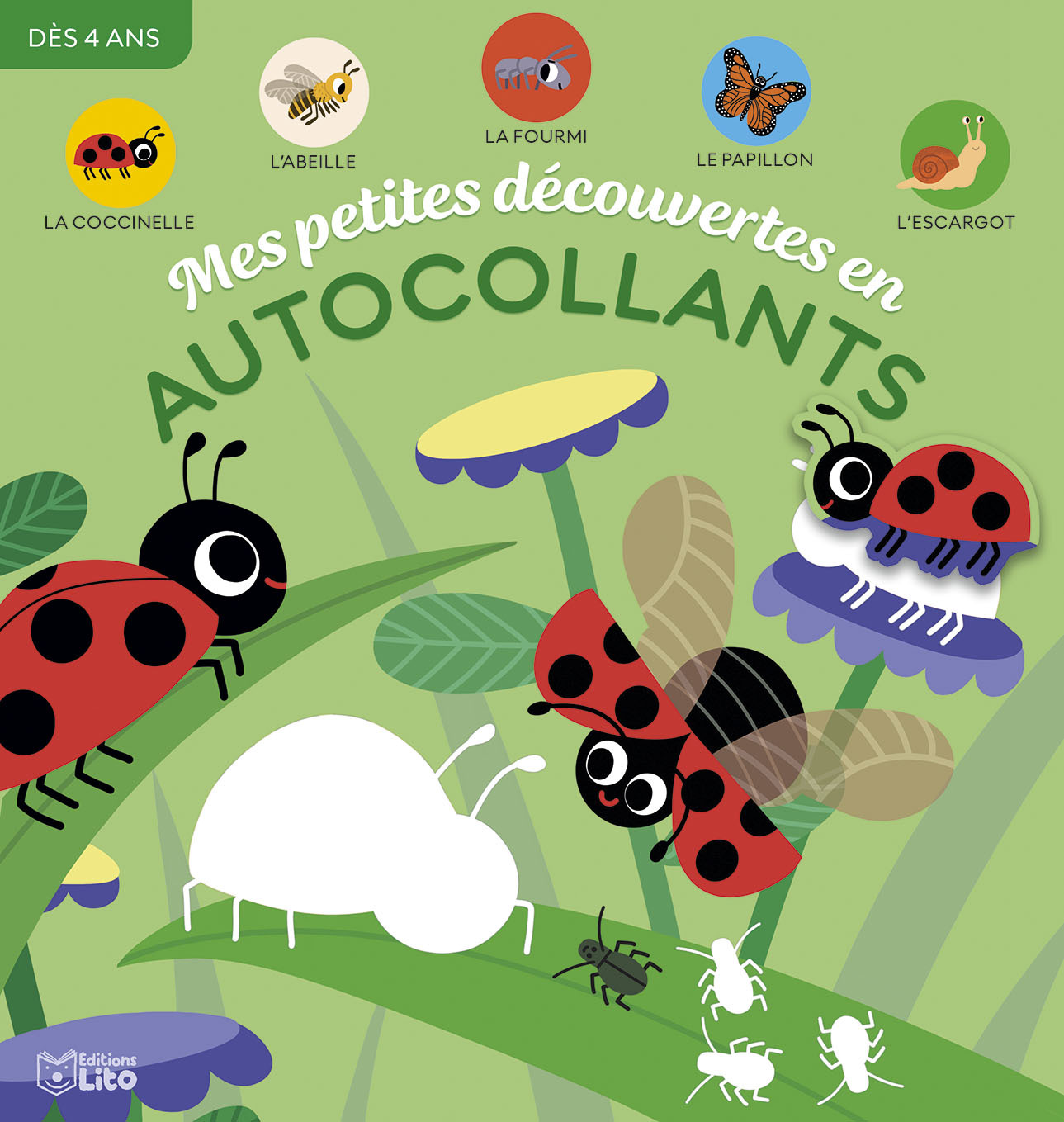 MES PETITES DECOUVERTES EN AUTOCOLLANTS - BETES DU JARDIN
