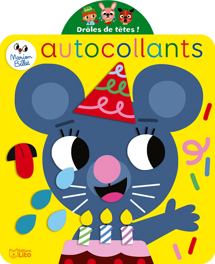 AUTOCOLLANTS - DROLES DE TETES LES EMOTIONS