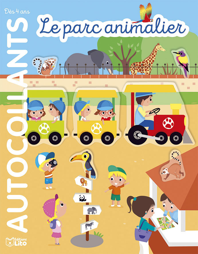 AUTOCOLLANTS REPOSITIONNABLES - PARC ANIMALIER