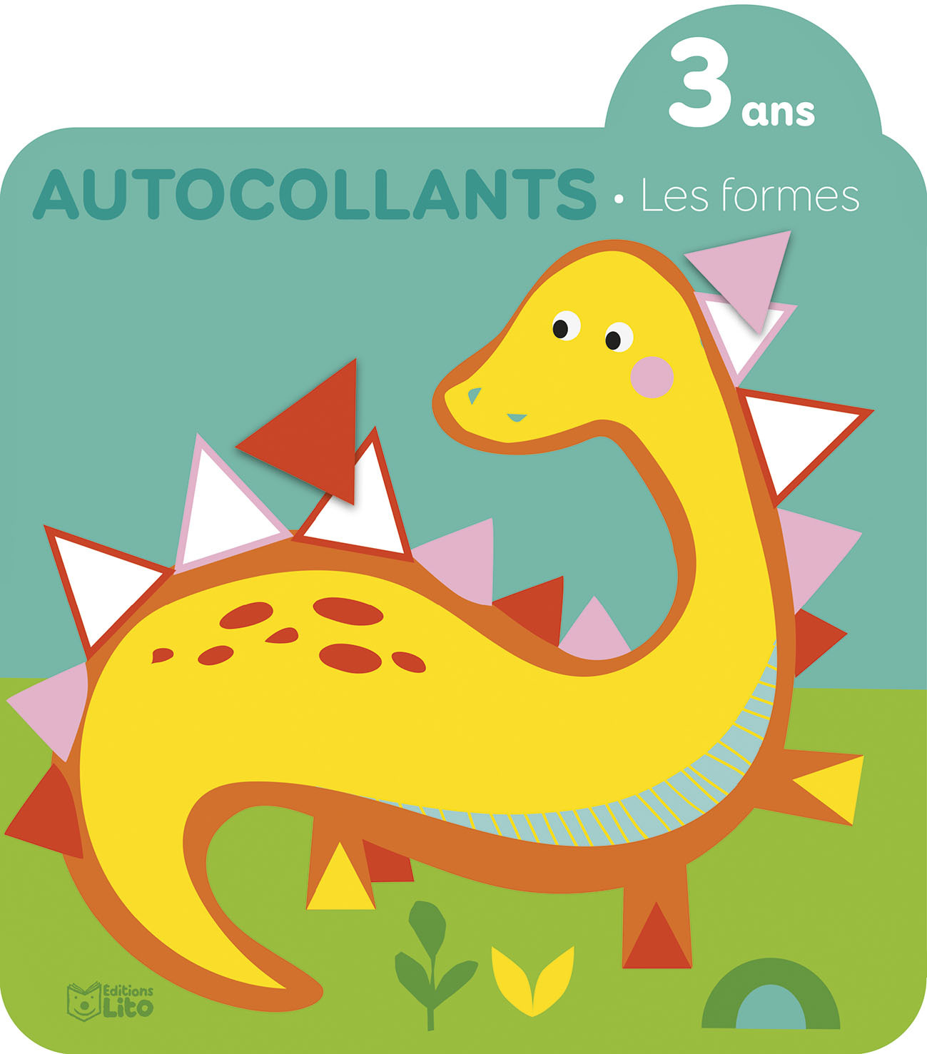 AUTOCOLLANTS LES FORMES 3 ANS (DINOSAURE)