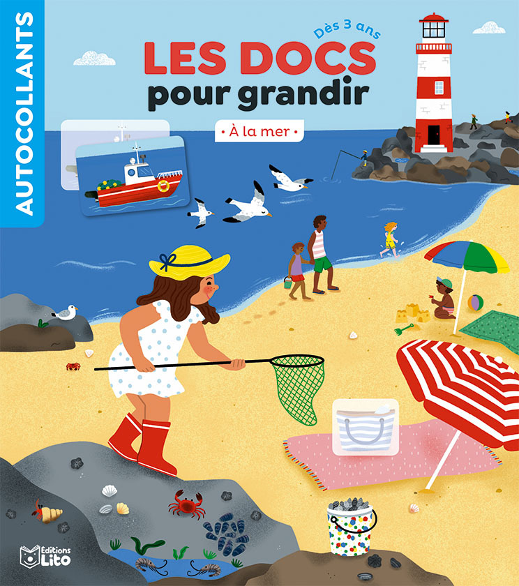 DOCS POUR GRANDIR A LA MER - AUTOCOLLANTS