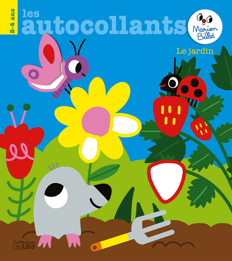 AUTOCOLLANTS MARION BILLET - LE JARDIN