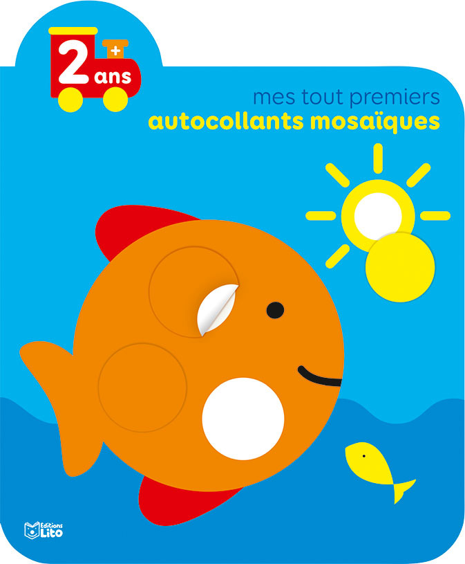 MES TOUT PREMIERS AUTOCOLLANTS MOSAIQUES LE POISSON
