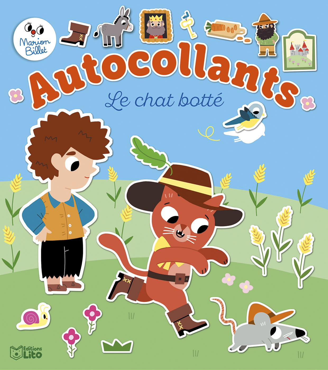 MES CONTES PREFERES EN AUTOCOLLANTS - LE CHAT BOTTE