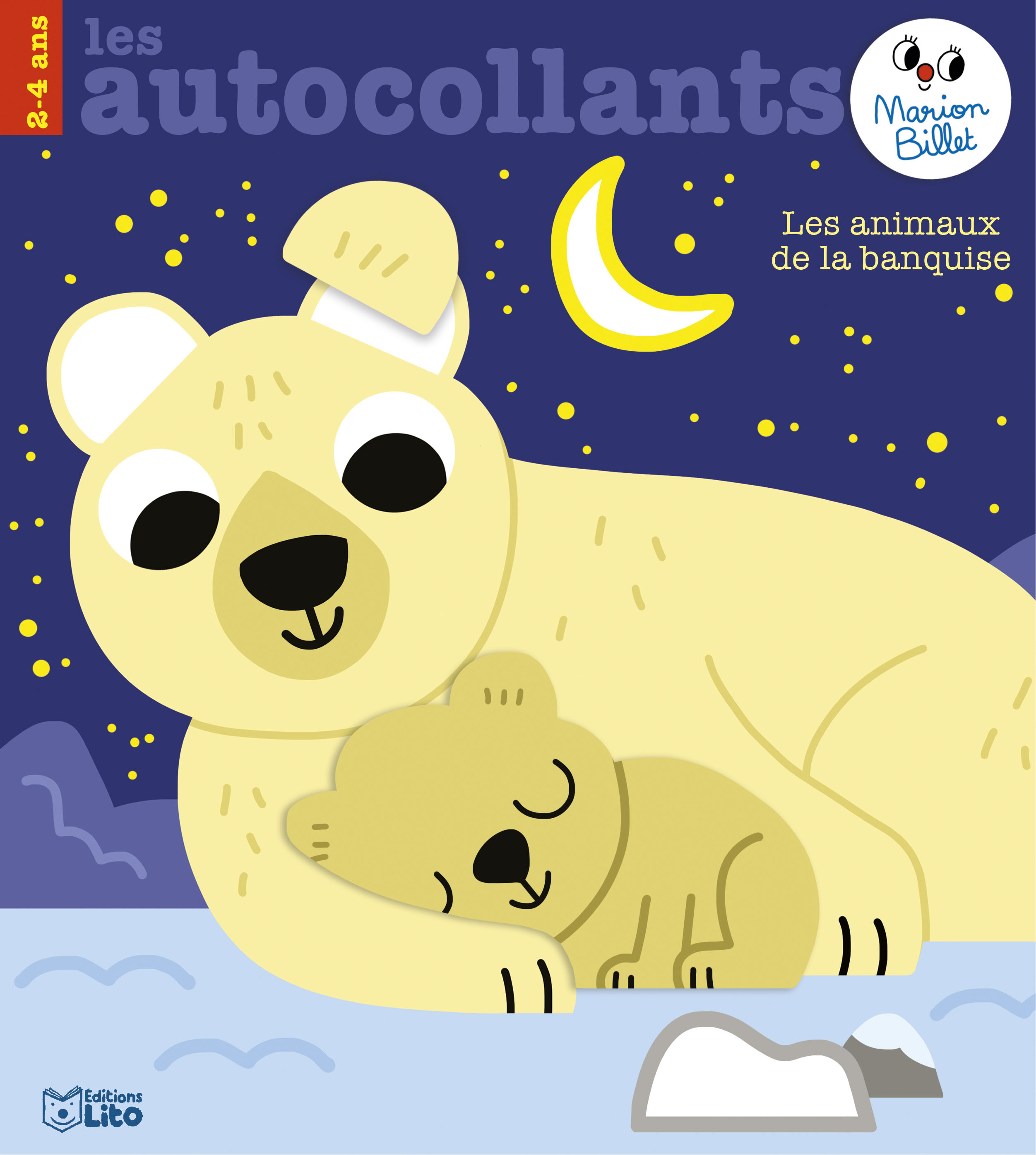 AUTOCOLLANTS MARION BILLET ANIMAUX DE LA BANQUISE