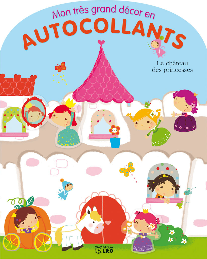 MON TRES GRAND DECOR EN AUTOCOLLANTS - CHATEAU DES PRINCESSES
