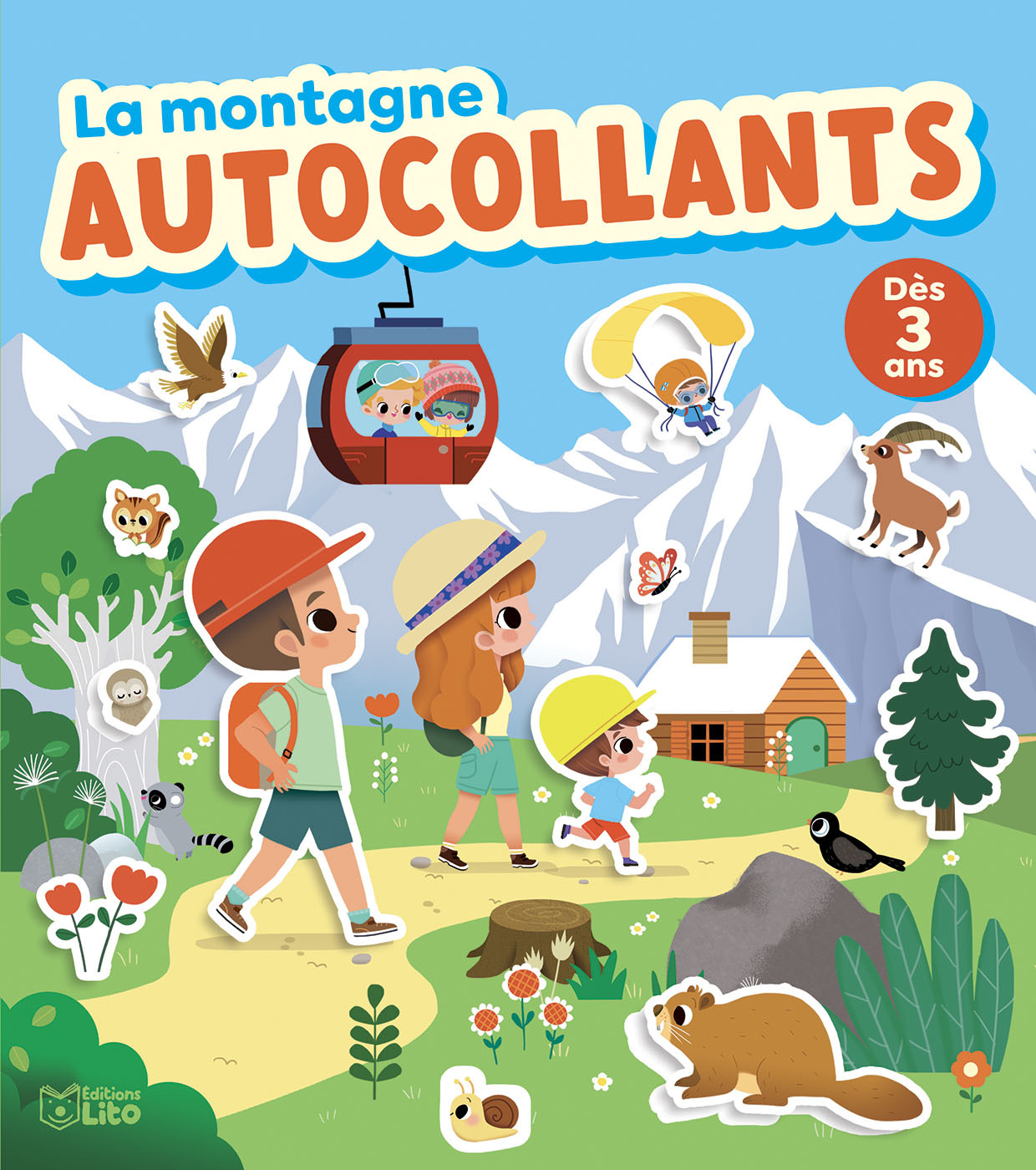 LA MONTAGNE AUTOCOLLANTS 3 ANS