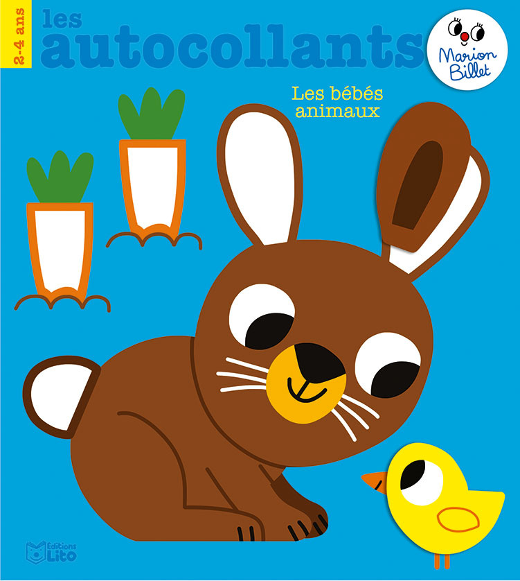 AUTOCOLLANTS MARION BILLET BEBES ANIMAUX