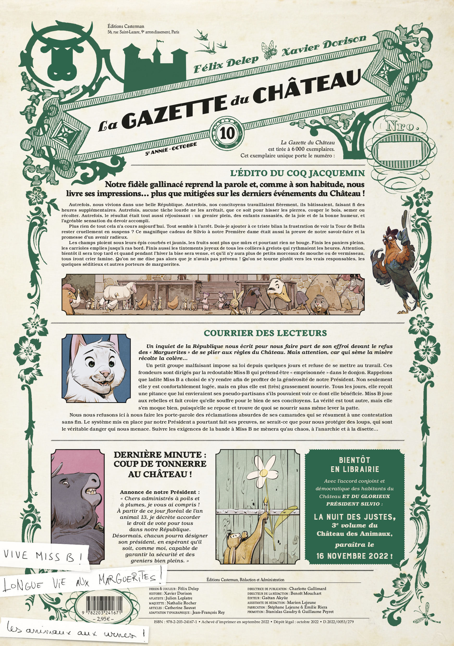 GAZETTE DU CHATEAU - T10 - LA GAZETTE DU CHATEAU