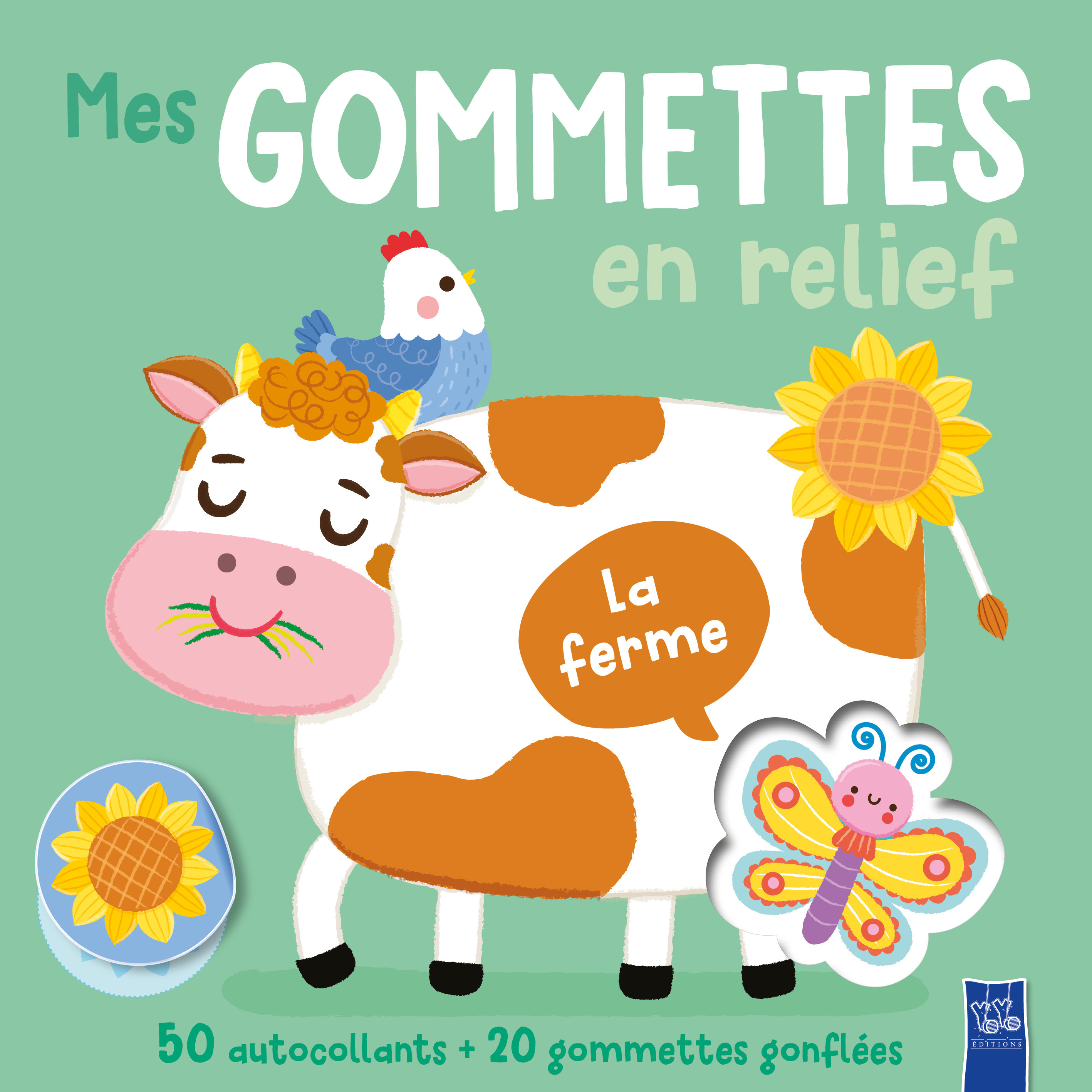 MES GOMMETTES EN RELIEF - LA FERME