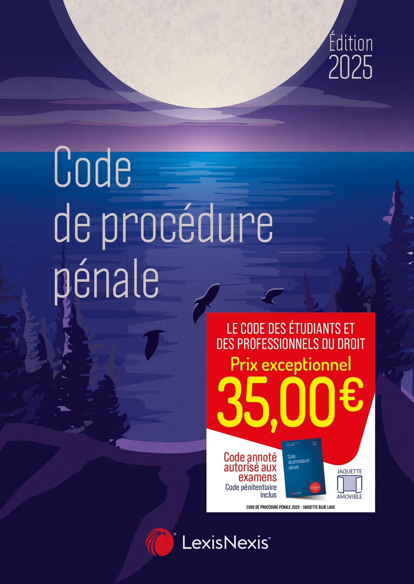 CODE DE PROCEDURE PENALE 2025 - JAQUETTE BLUE LAKE