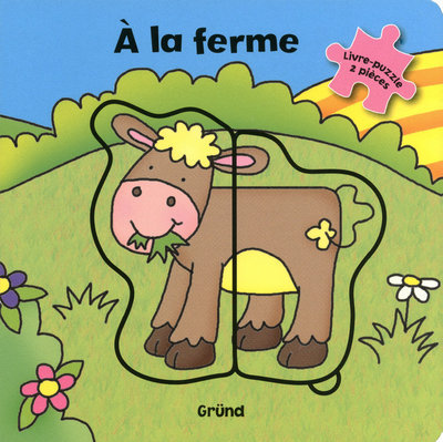 A LA FERME - MON PREMIER LIVRE PUZZLE
