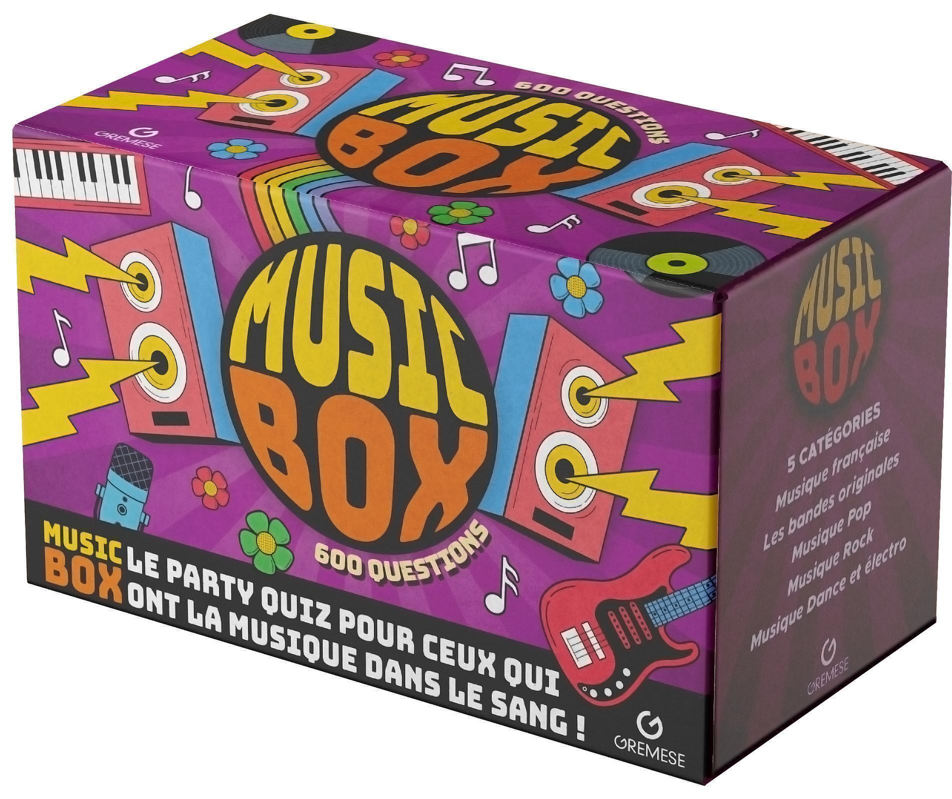 MUSIC BOX - LE PARTY QUIZ POUR CEUX QUI ONT LA MUSIQUE DANS LE SANG !