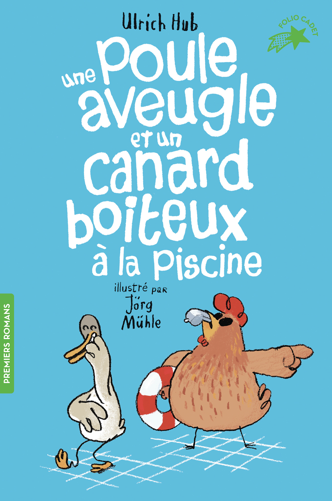 POULE AVEUGLE ET UN CANARD BOITEUX A LA PISCINE