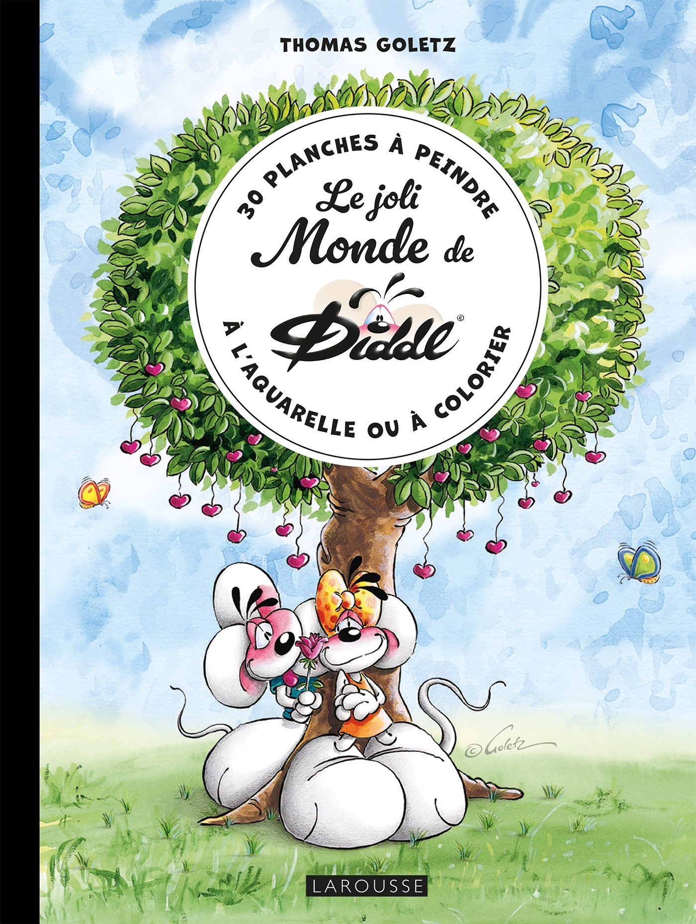 LE JOLI MONDE DE DIDDL : 30 PLANCHES A PEINDRE A L´AQUARELLE OU A COLORIER