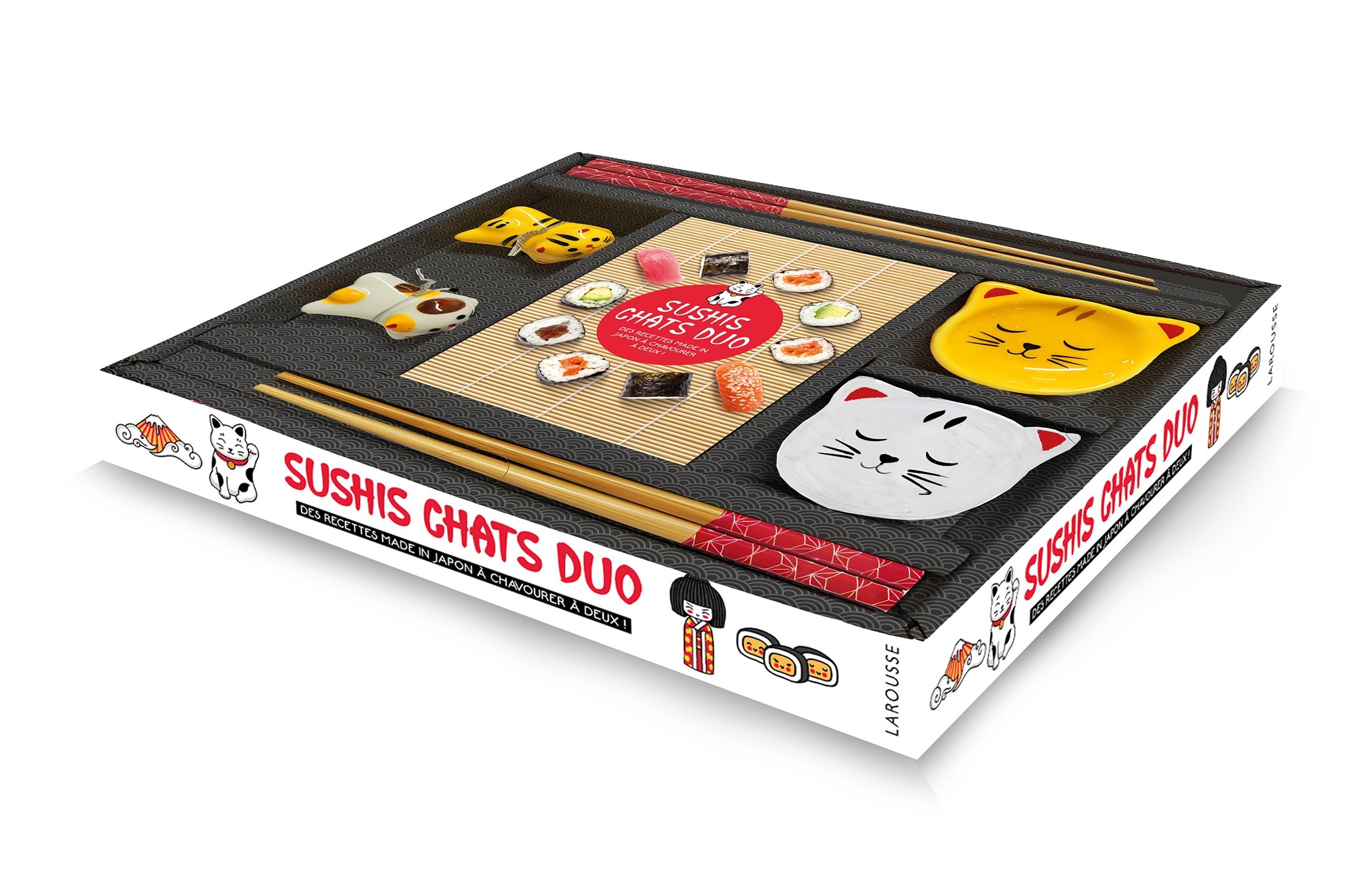 SUSHIS CHATS DUO - DES RECETTES MADE IN JAPON A CHAVOURER A DEUX !