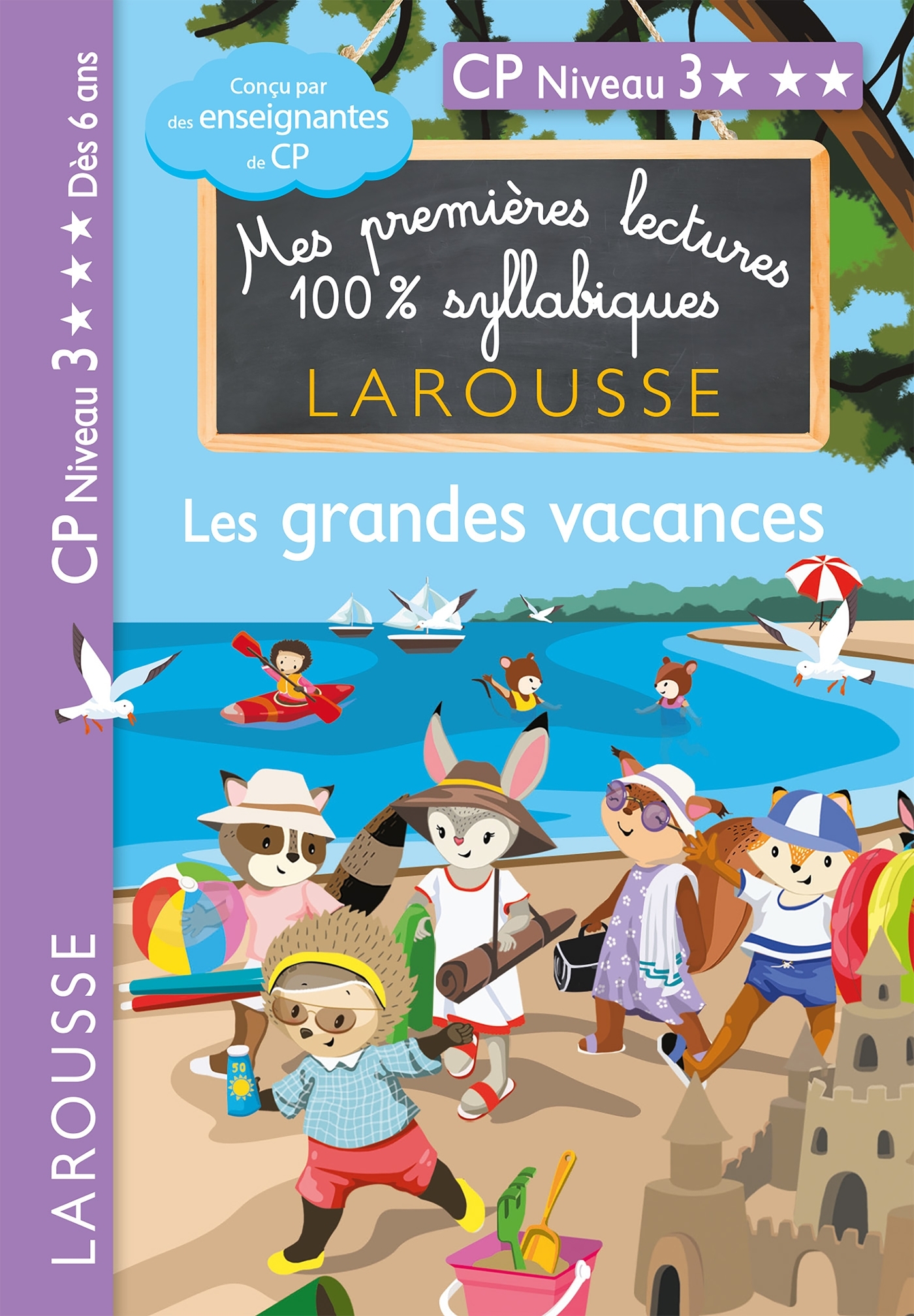 PREMIERES LECTURES SYLLABIQUES CP - NIVEAU 3 LES GRANDES VACANCES