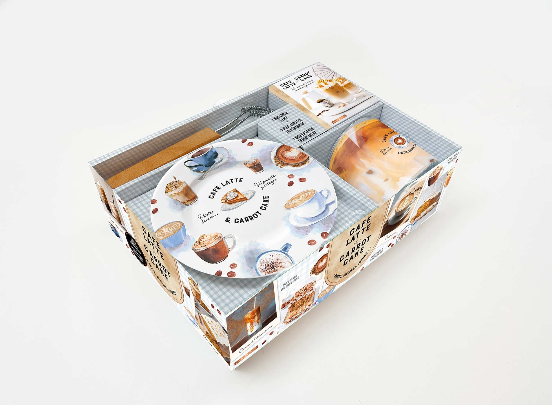COFFRET - CAFE LATTE & CARROT CAKE