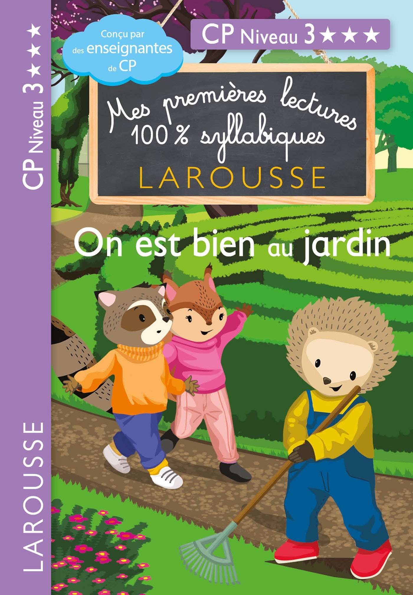 PREMIERES LECTURES SYLLABIQUES - ON EST BIEN AU JARDIN (NIVEAU 3)