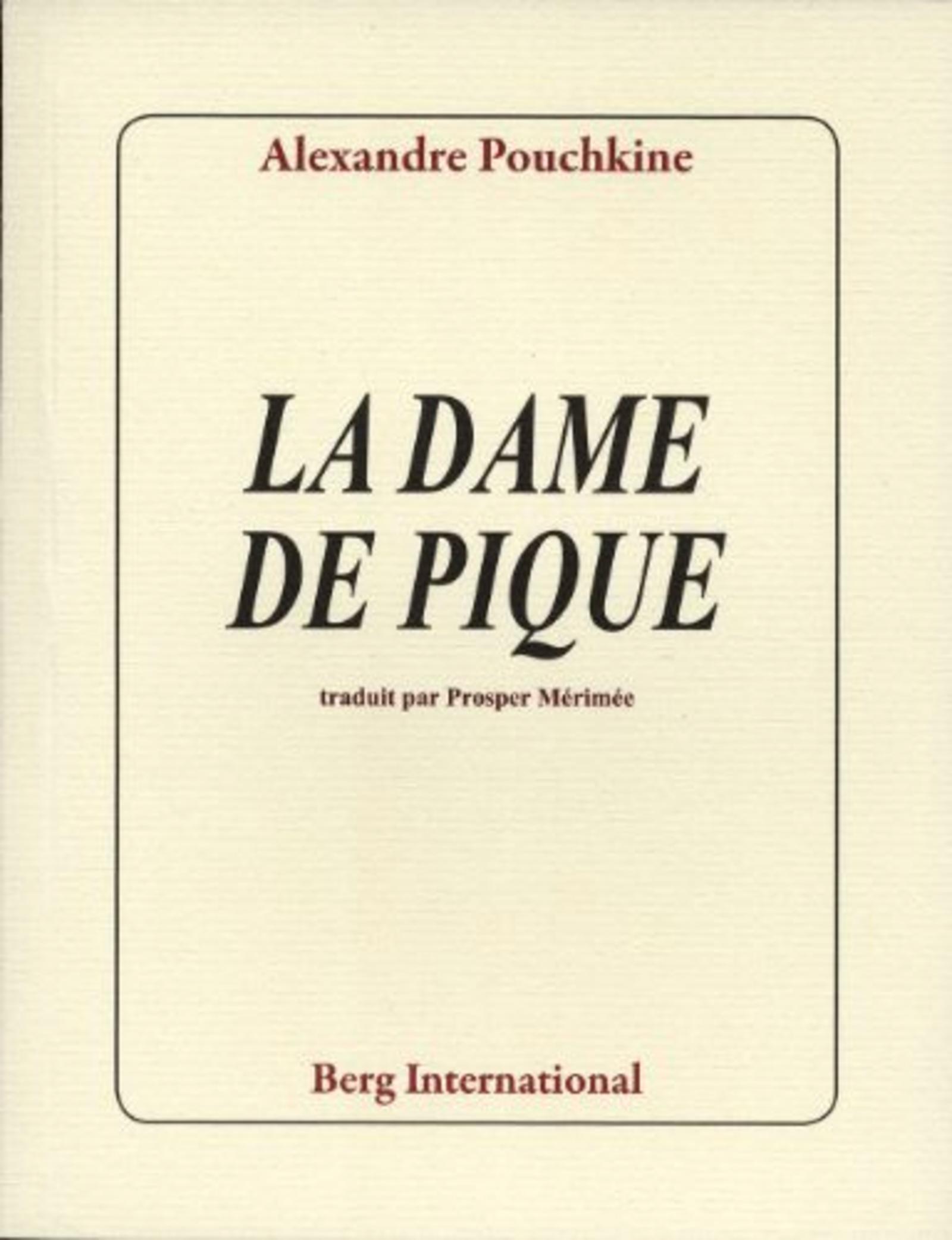 DAME DE PIQUE