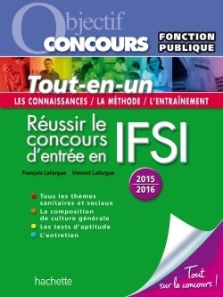 OBJECTIF CONCOURS TOUT EN UN CONCOURS IFSI 2015
