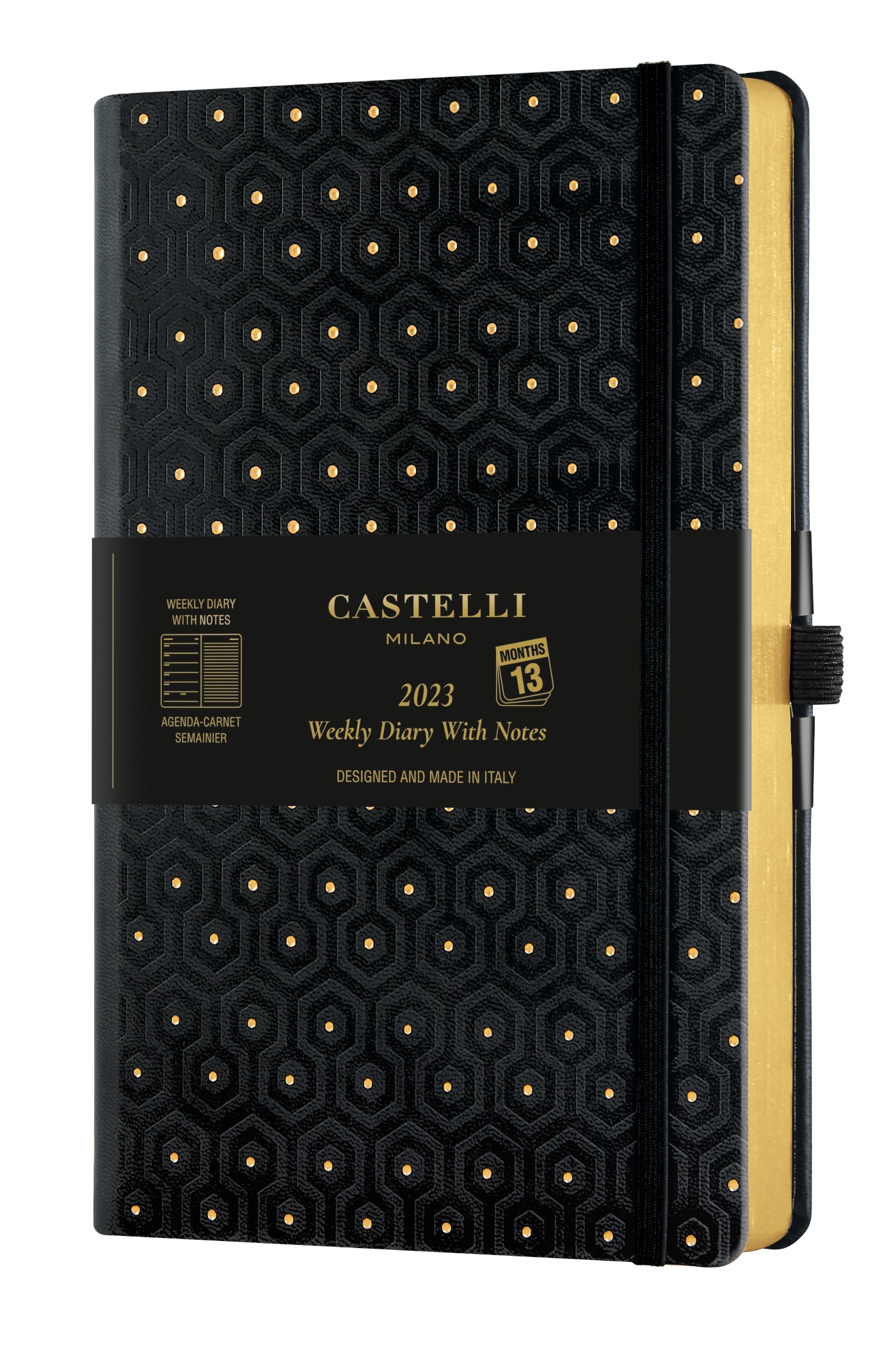 AGENDA 2023 SEMAINIER GRAND FORMAT C&G HONEY GOLD