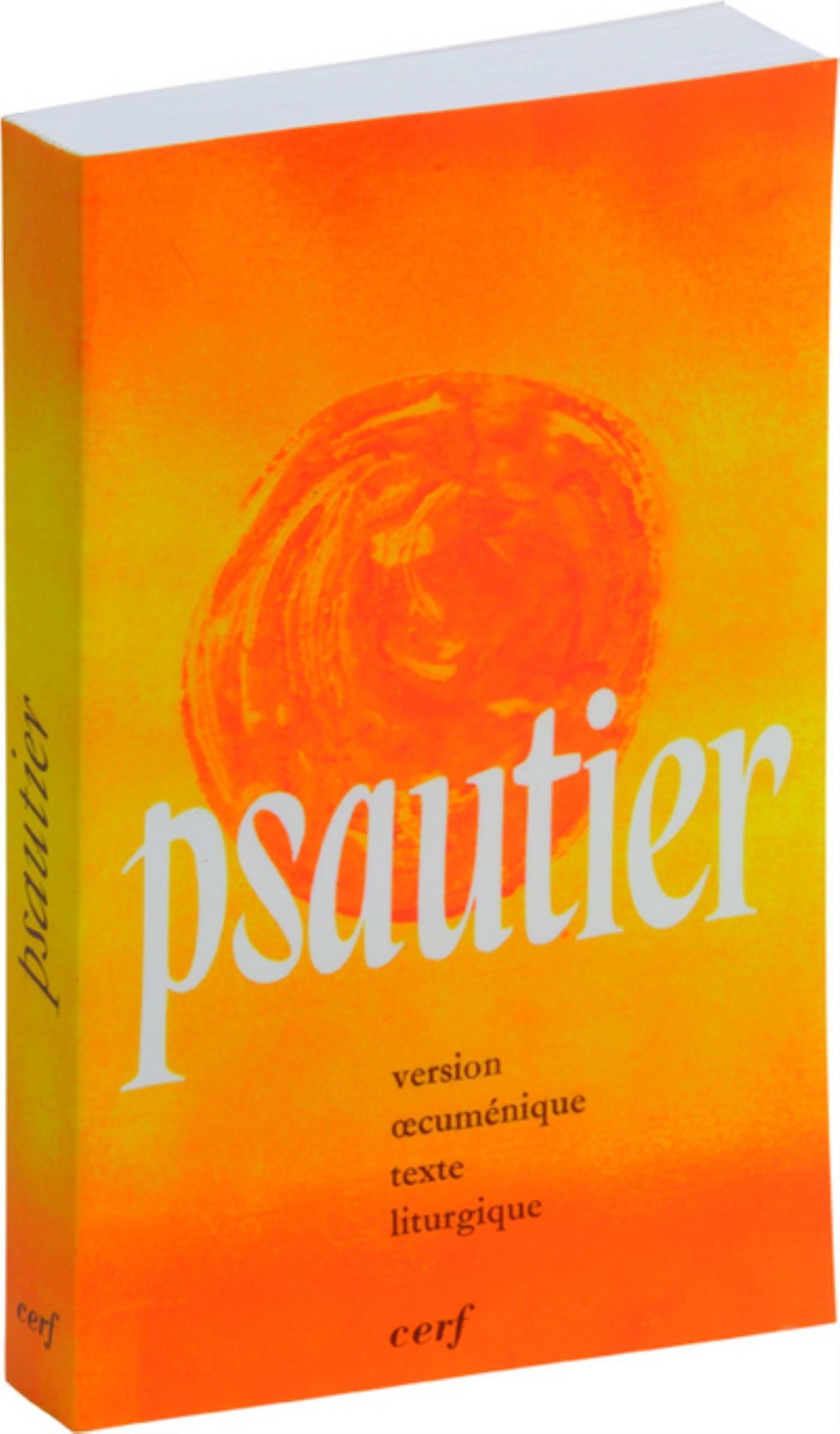 PSAUTIER LITURGIQUE BROCHE ORANGE
