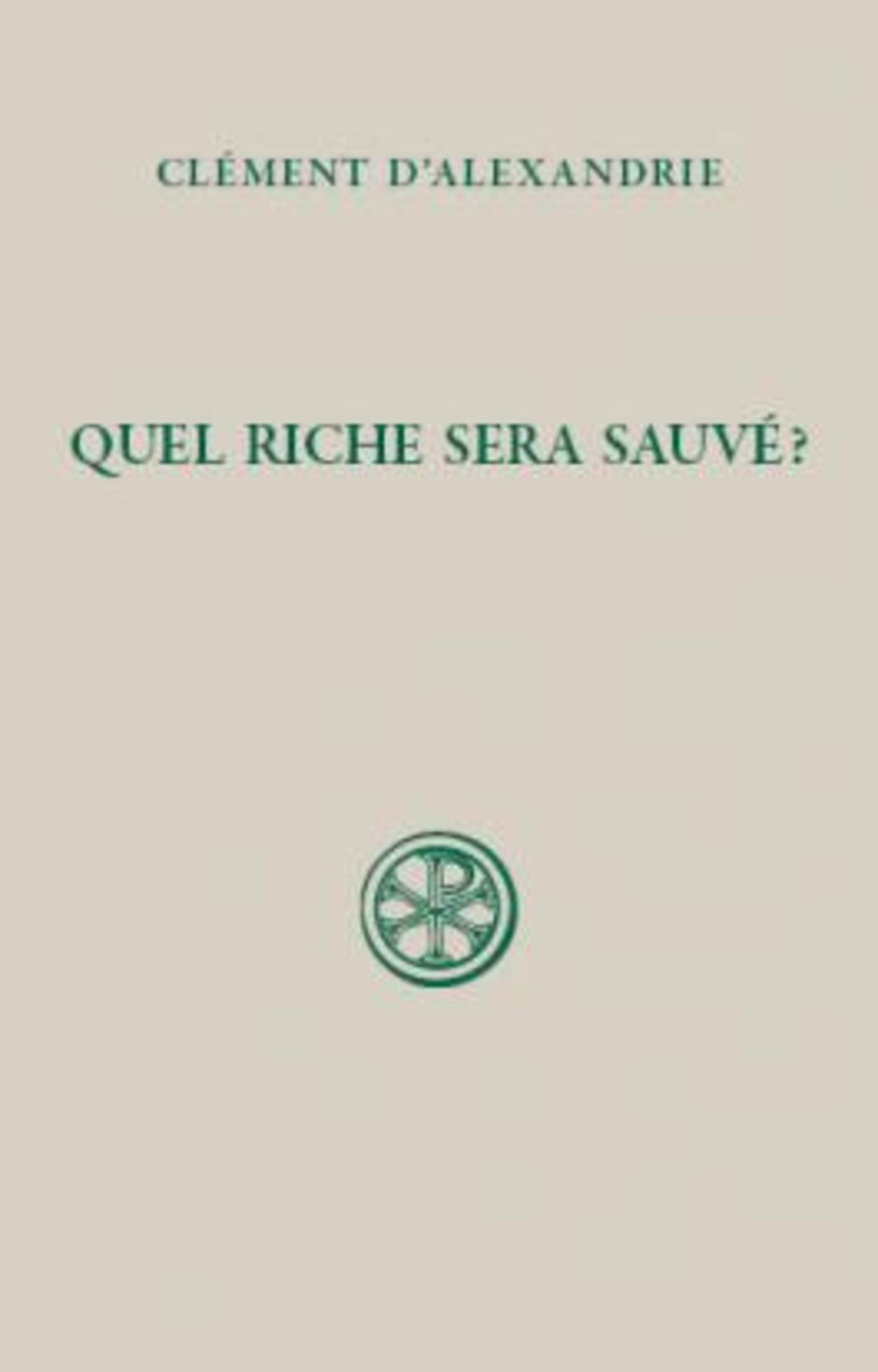 QUEL RICHE SERA SAUVE ? SC537