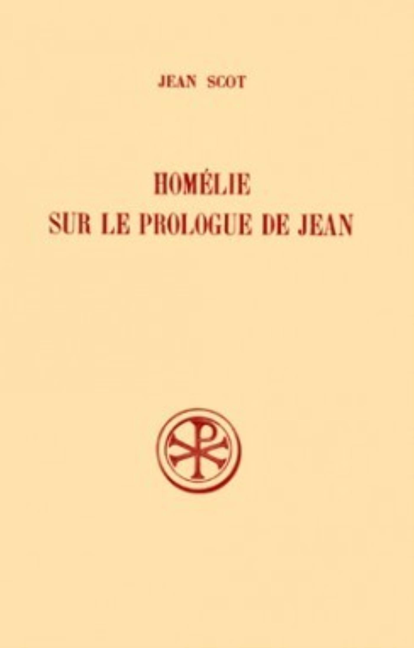 HOMELIE SUR LE PROLOGUE DE JEAN