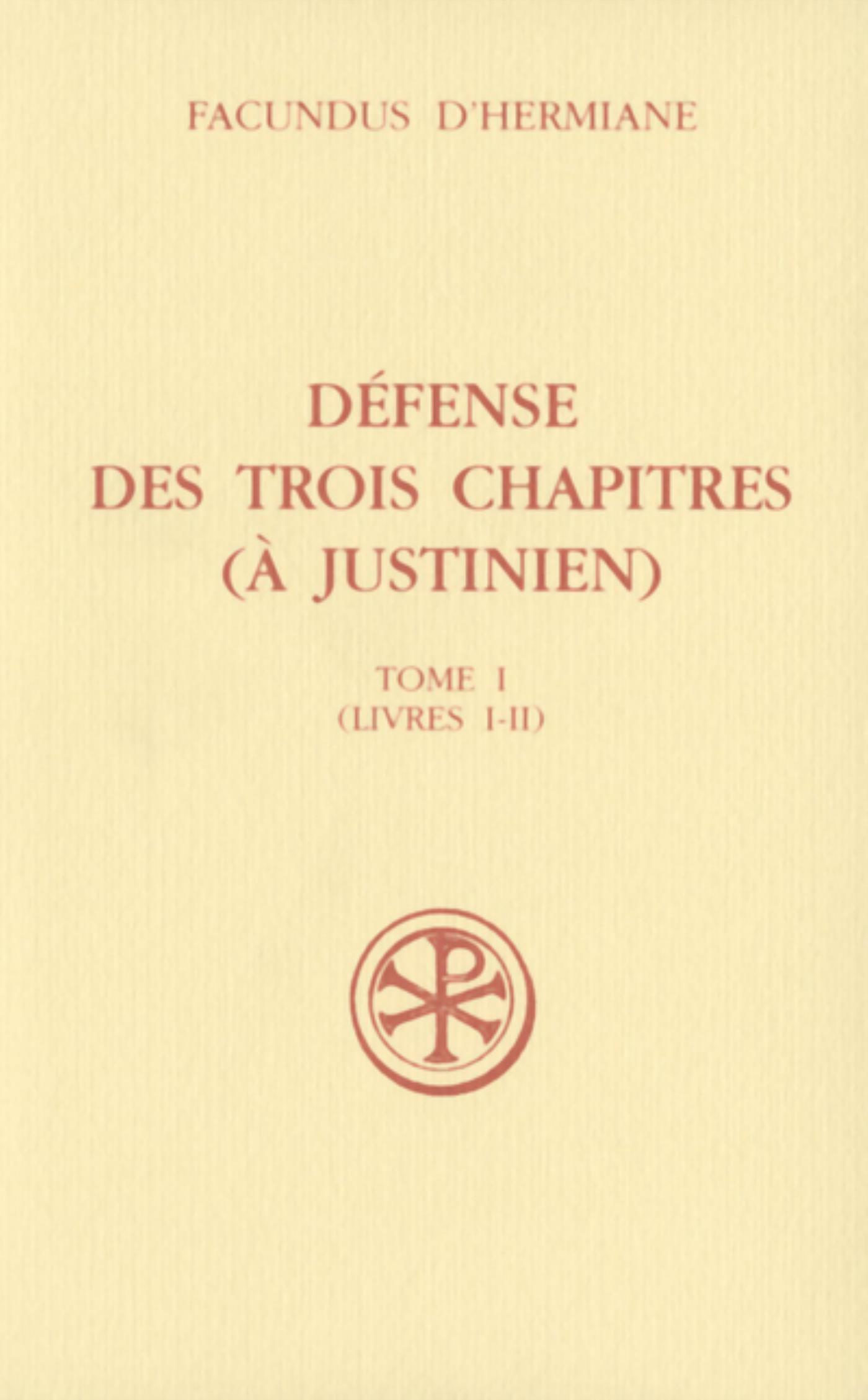 DEFENSE DES TROIS CHAPITRES T1 SC471.