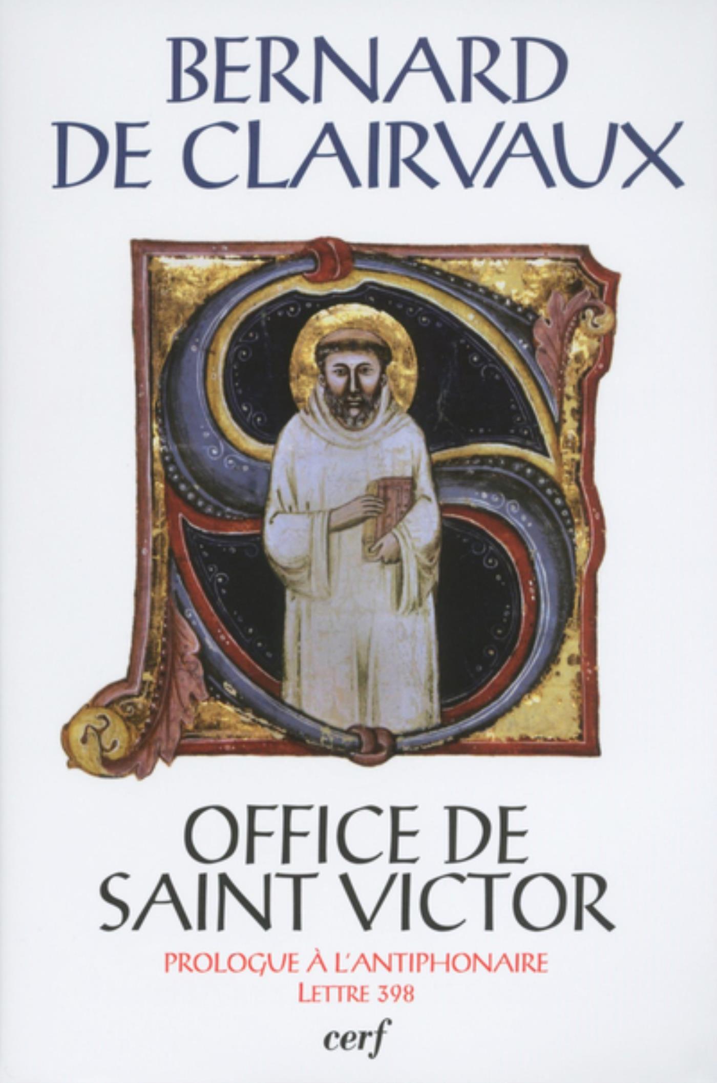 OFFICE DE SAINT VICTOR SC527 PROLOGUE A L ANTIPHONAIRE LETTRE 398 VENDU AVEC CD