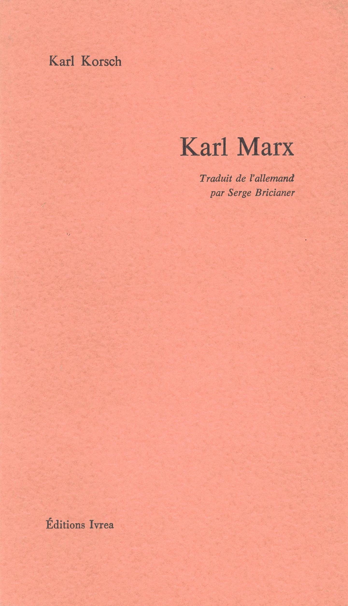 KARL MARX
