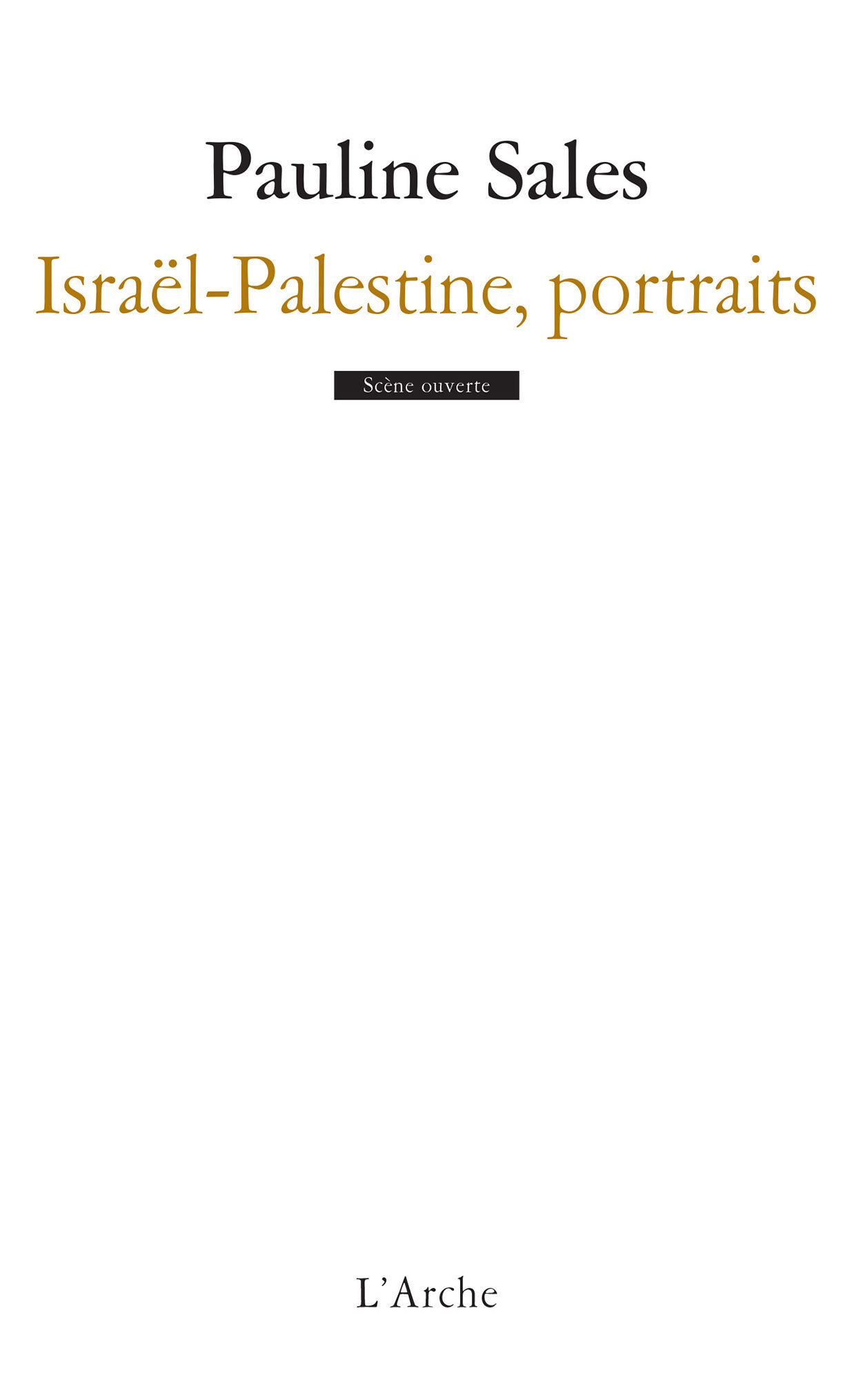 ISRAEL-PALESTINE, PORTRAITS
