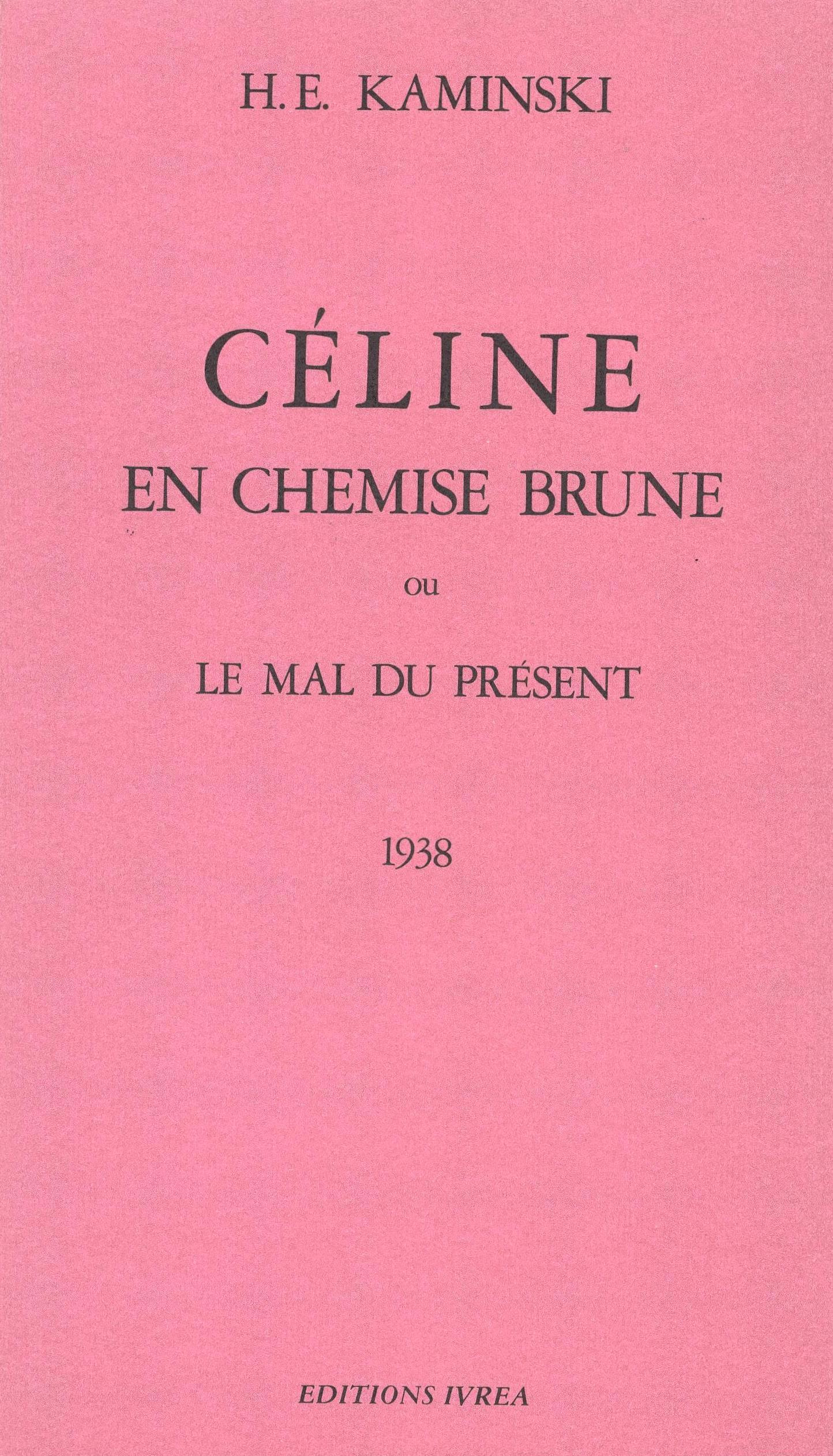 CELINE EN CHEMISE BRUNE