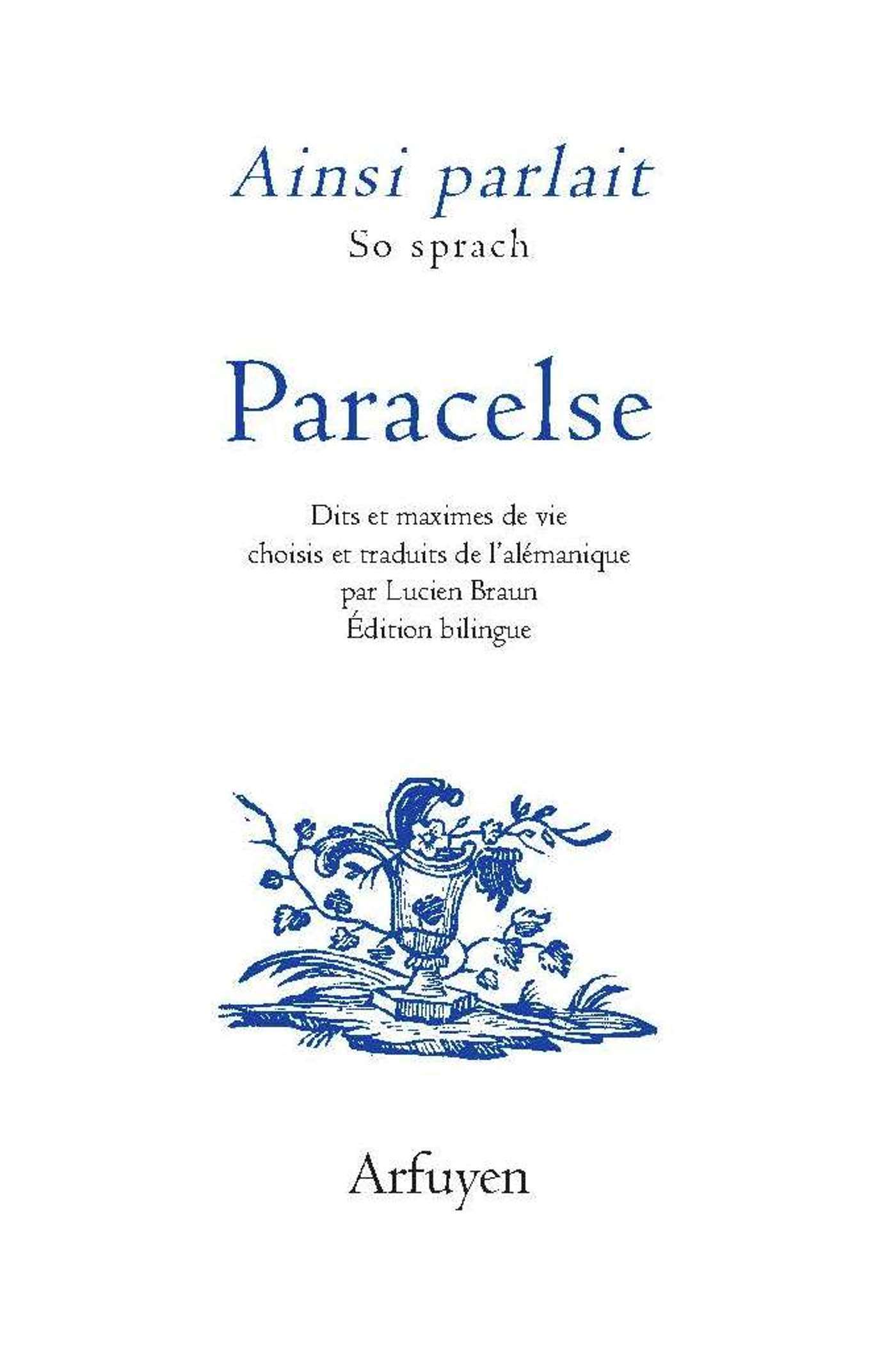 AINSI PARLAIT PARACELSE