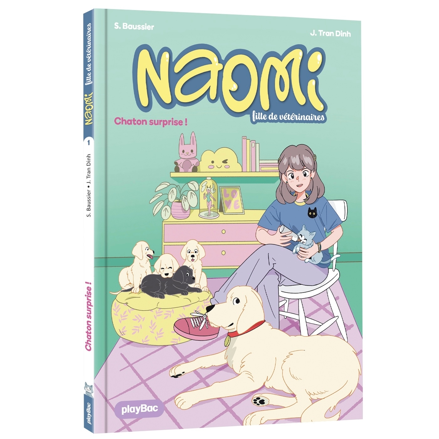 NAOMI, FILLE DE VETERINAIRE - CHATON SURPRISE ! - TOME 1