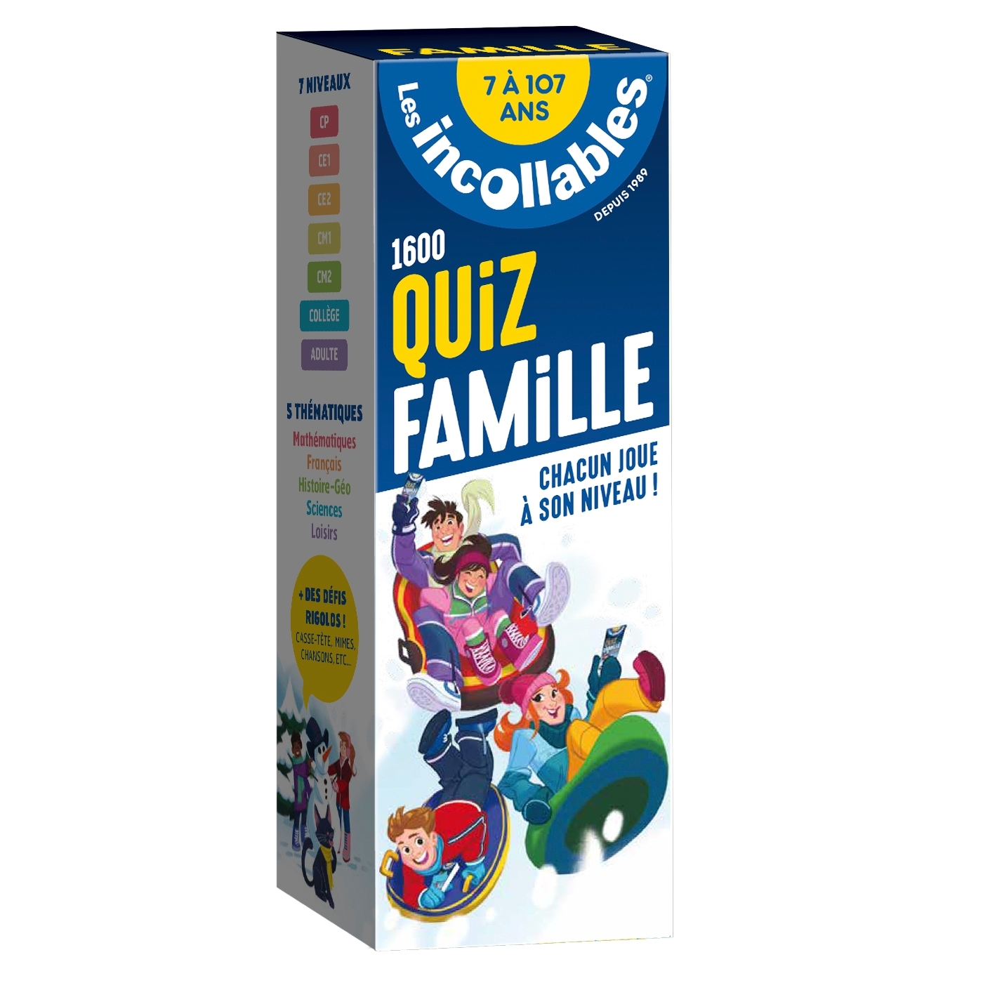 INCOLLABLES - QUIZ FAMILLE HIVER - REEDITION 2023