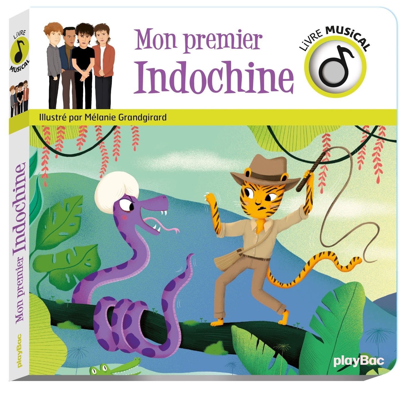 LIVRE MUSICAL - MON PREMIER INDOCHINE - AUDIO