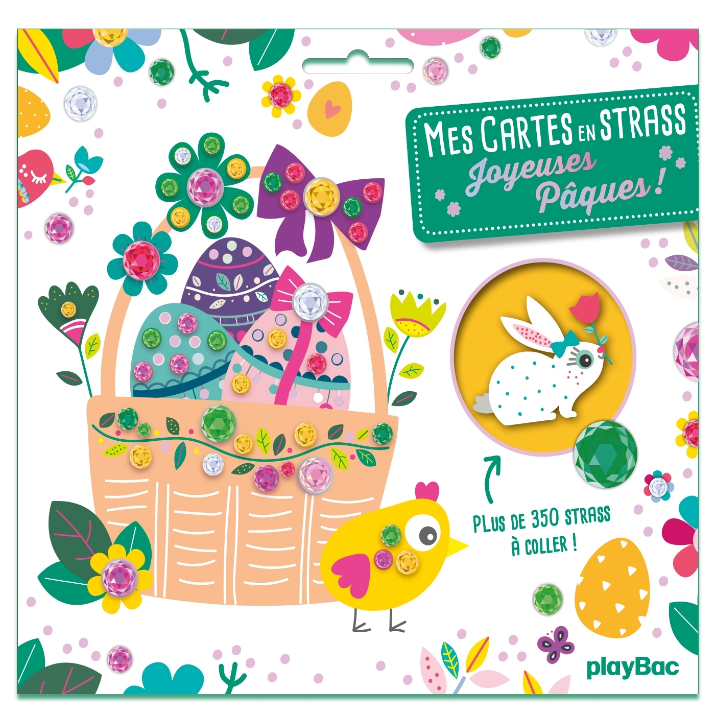 MES CARTES EN STRASS - JOYEUSES PAQUES ! - 400 STICKERS