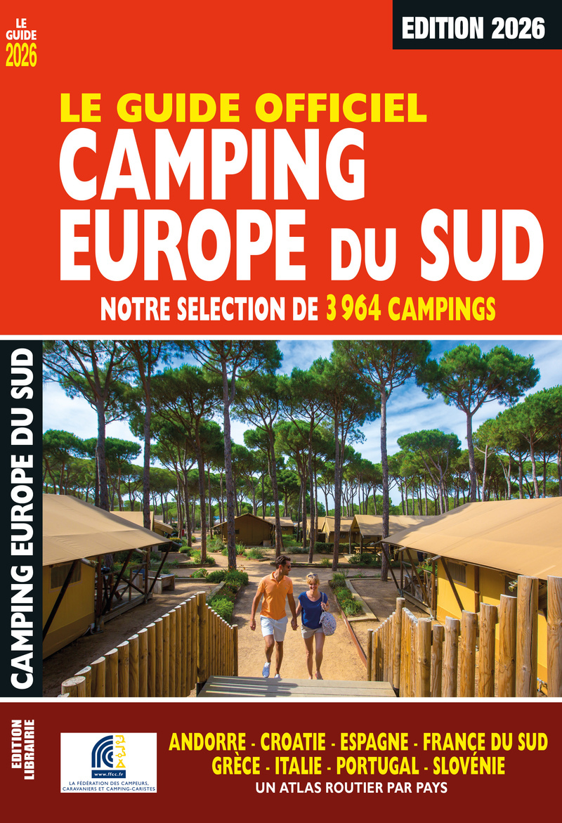 GUIDE OFFICIEL CAMPING EUROPE DU SUD 2026