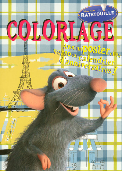 COLORIAGE + POSTER RATATOUILLE