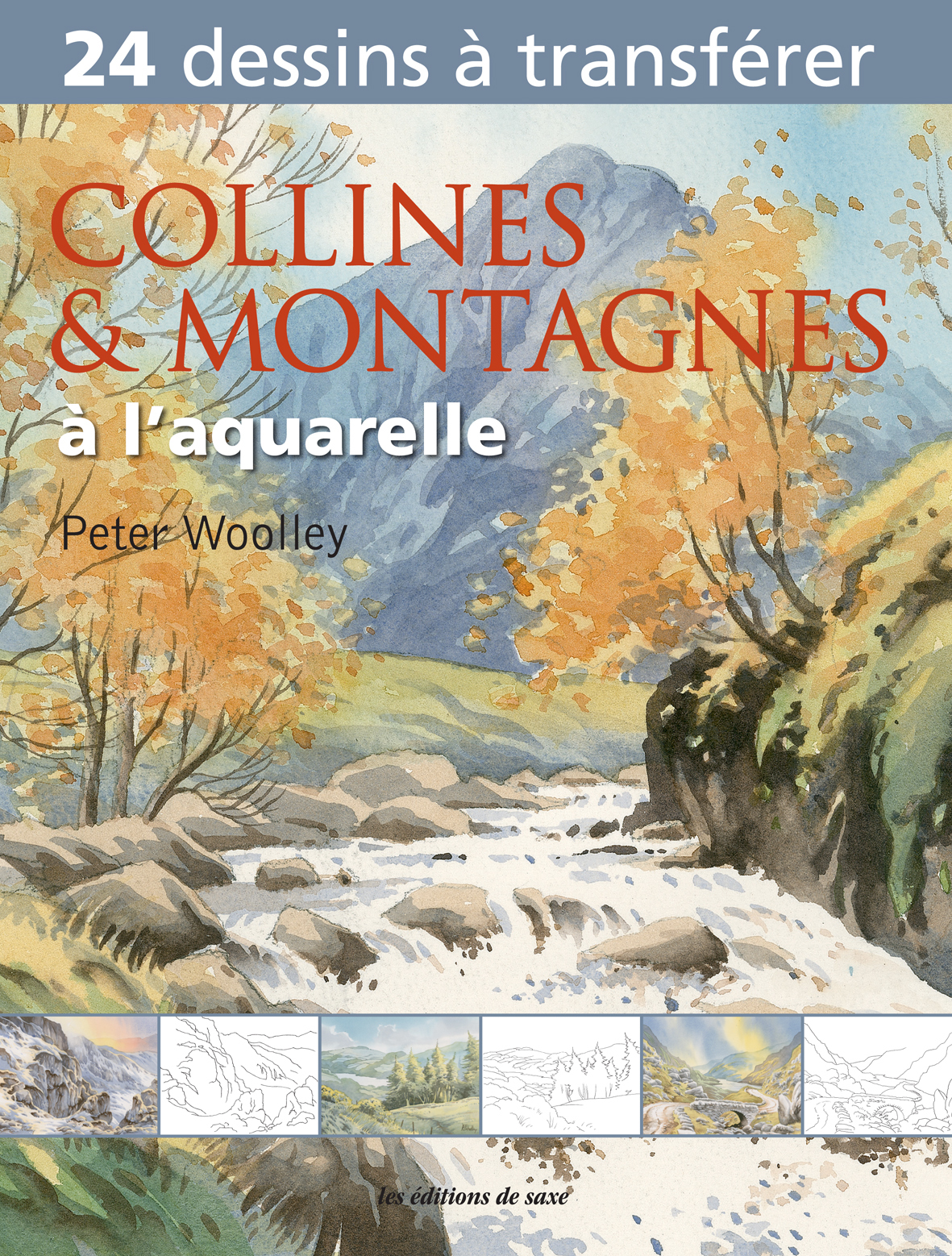 COLLINES ET MONTAGNES A L AQUARELLE