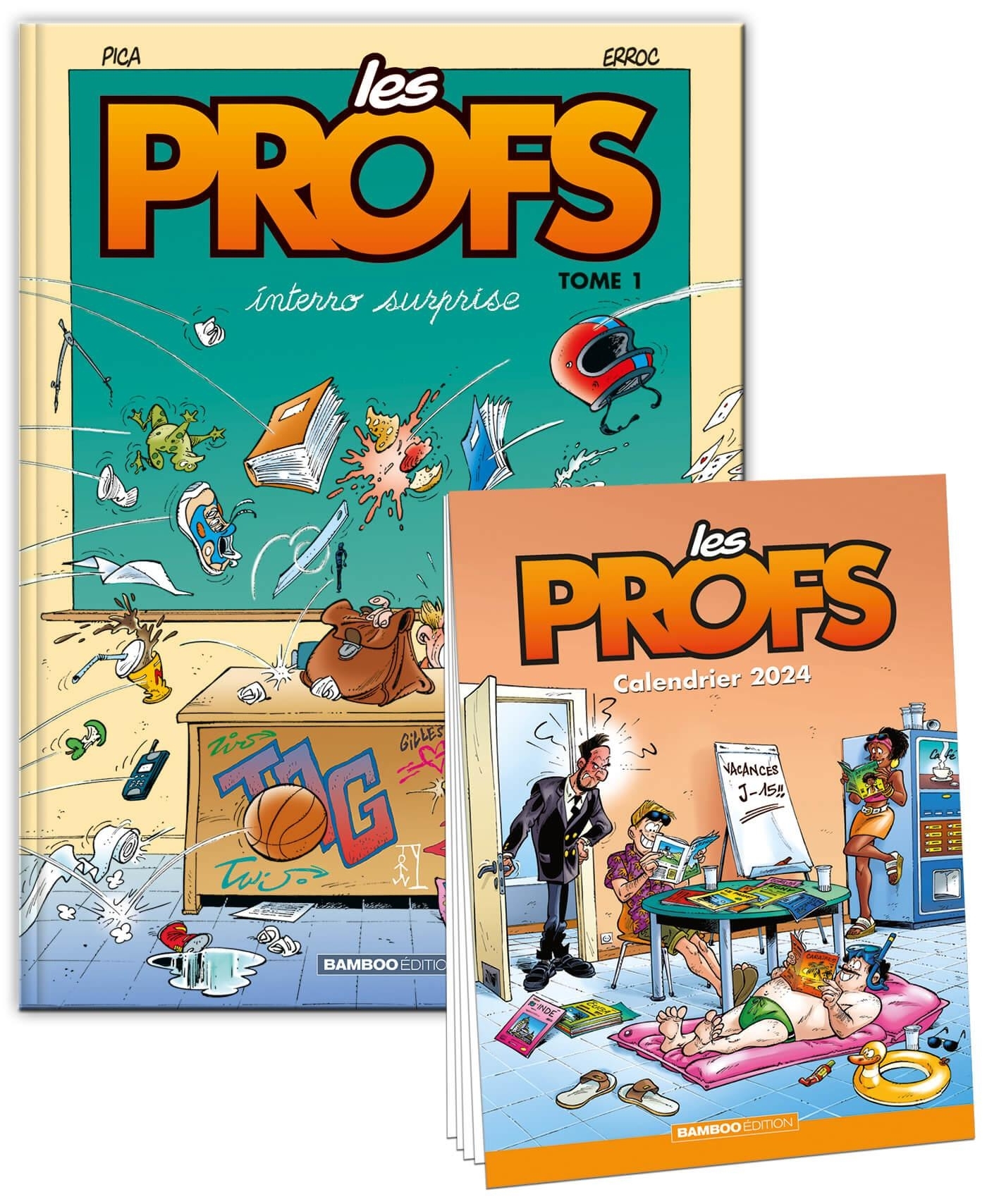 LES PROFS - TOME 01 + CALENDRIER 2024 OFFERT - INTERRO SURPRISE