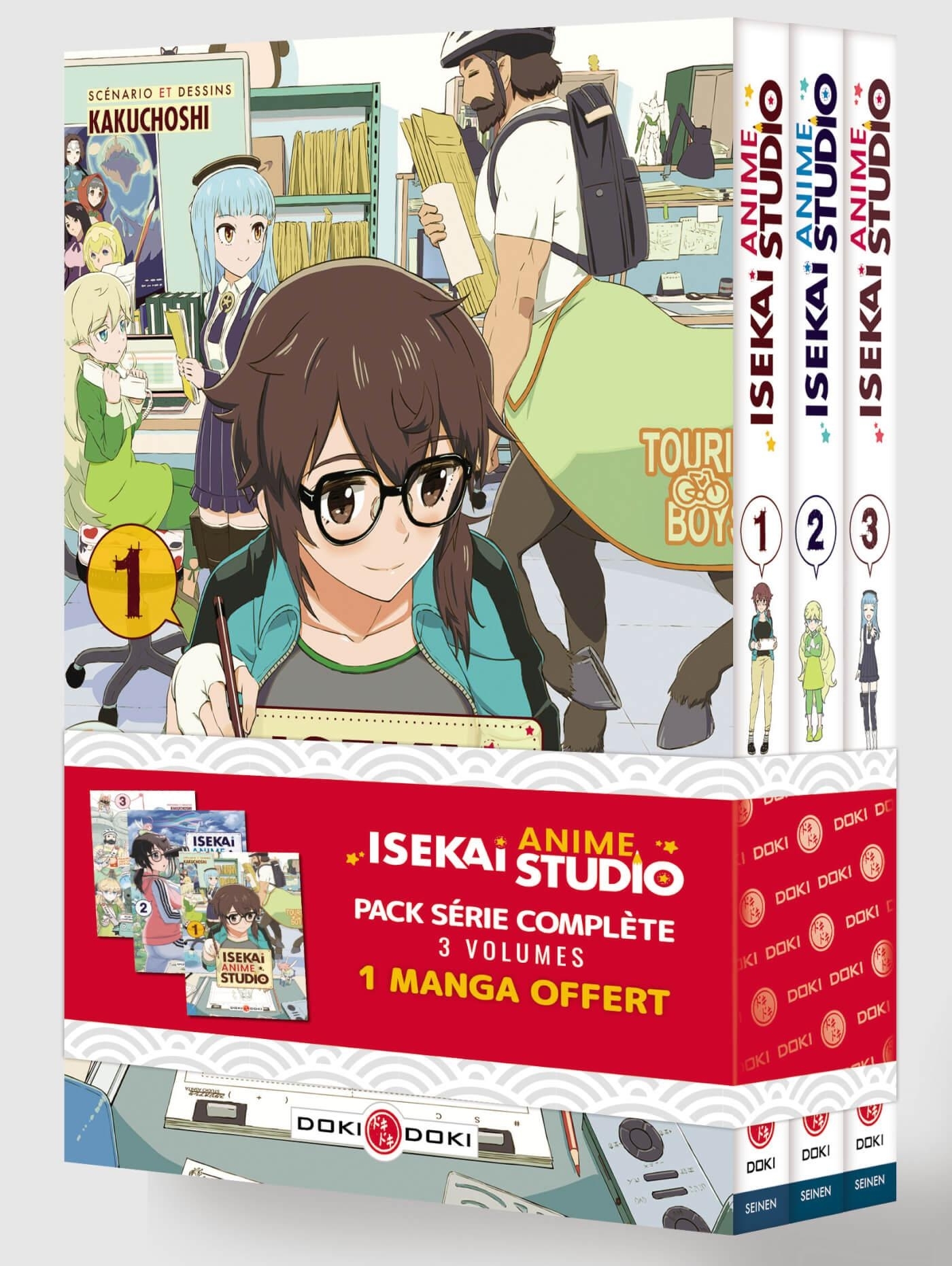 ISEKAI ANIME STUDIO - T01 - ISEKAI ANIME STUDIO - PACK PROMO - VOL. 01 A VOL. 03