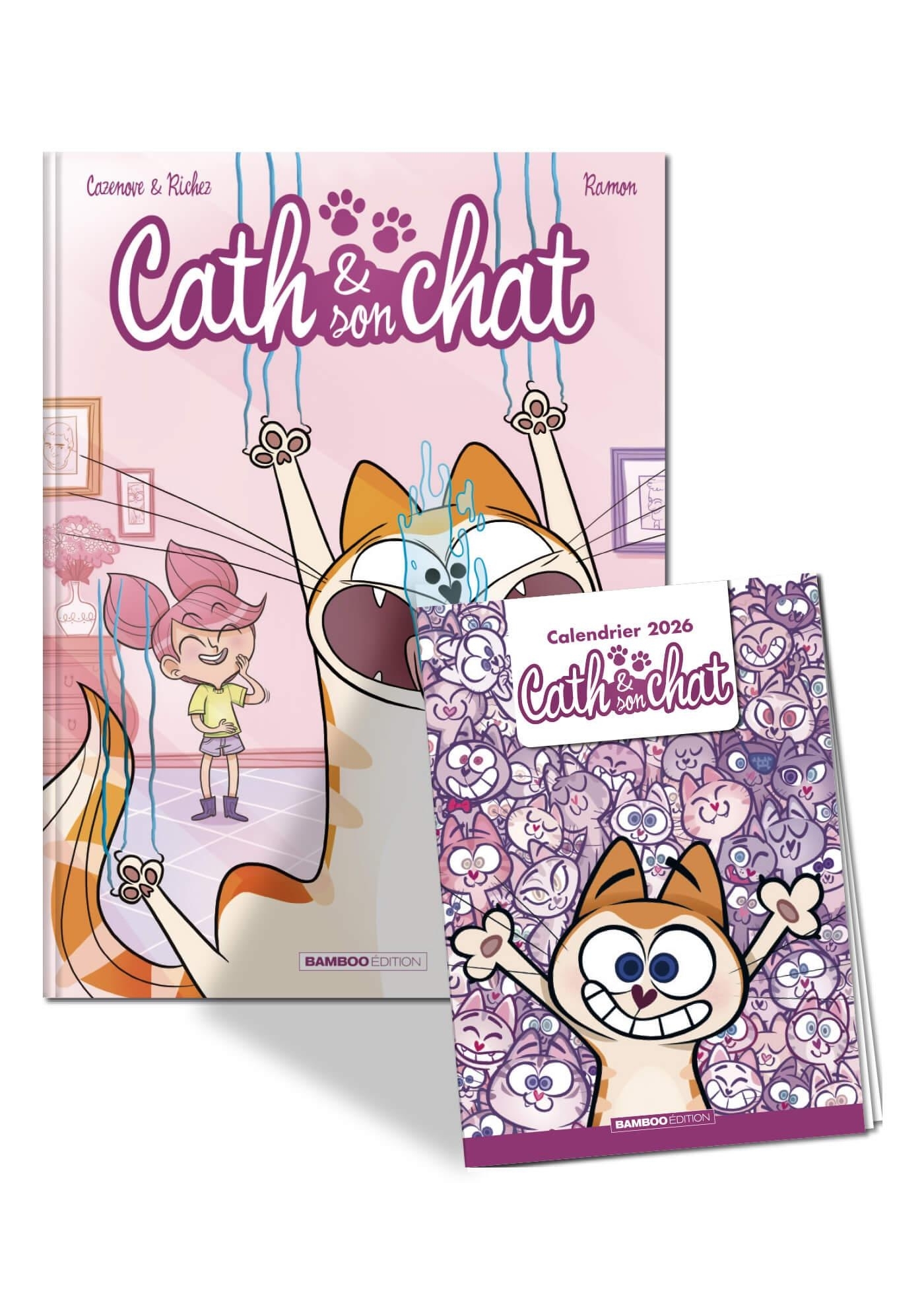 CATH ET SON CHAT - TOME 01 + CALENDRIER 2026 OFFERT