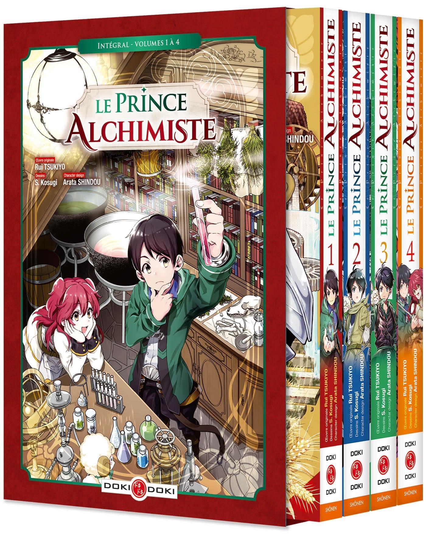 PRINCE ALCHIMISTE - T01 - LE PRINCE ALCHIMISTE - COFFRET VOL. 01 A 04