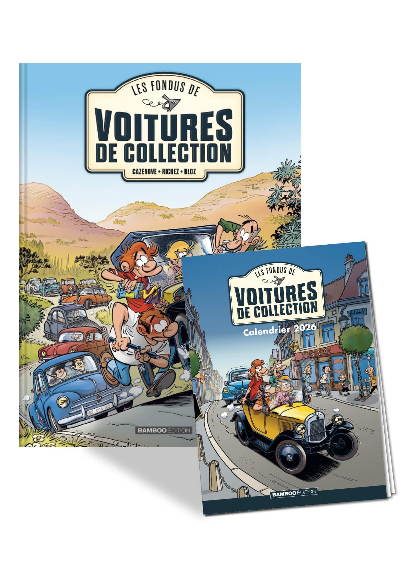 LES FONDUS DE VOITURES DE COLLECTION - TOME 01 + CALENDRIER 2026
