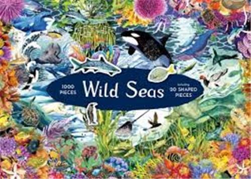 WILD SEAS JIGSAW : 1000 PIECE JIGSAW WITH 20 SHAPED PIECES /ANGLAIS