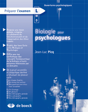 BIOLOGIE POUR PSYCHOLOGUES