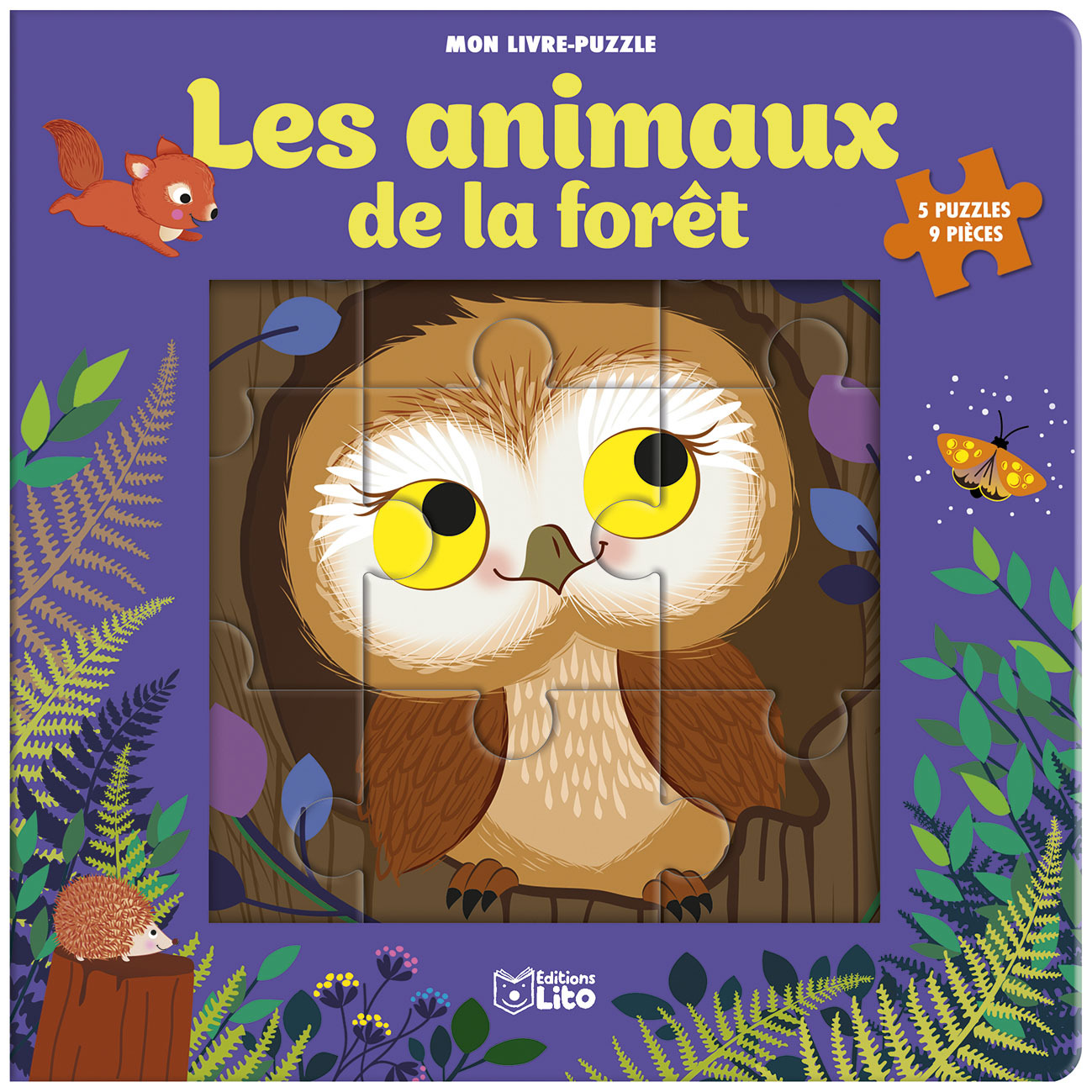 LES ANIMAUX DE LA FORET PUZZLE 9 PIECES